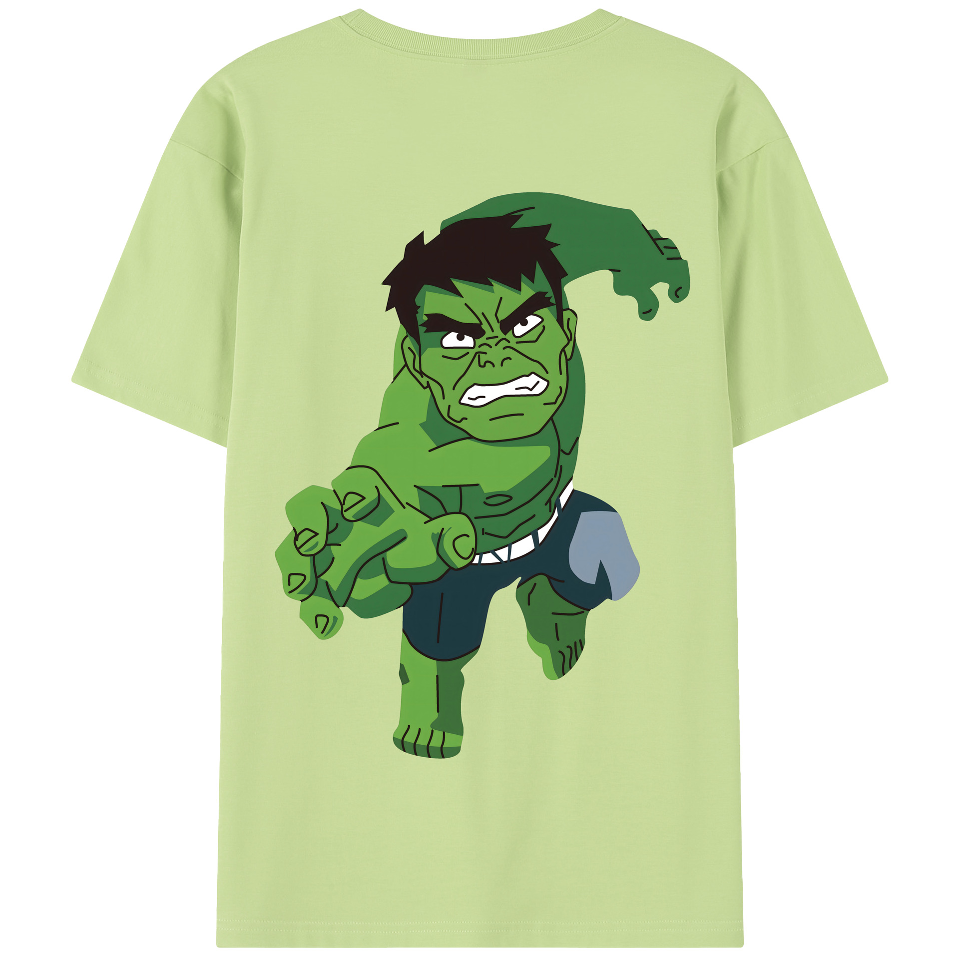 （画像用） アベンジャーズ The Avengers 綿100％半袖Tシャツ（背面プリント）